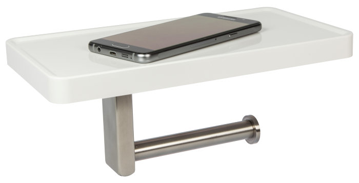 Toiletpapirholder med hylde - New Concept